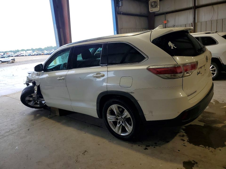 2016 Toyota Highlander VIN 5TDYKRFH0GS162667 COPART salvage auction — FRONT END, MO - SALVAGE CERTIFICATE OF TITLE, sold $5,100 on 2026-07-13 (photo 2)