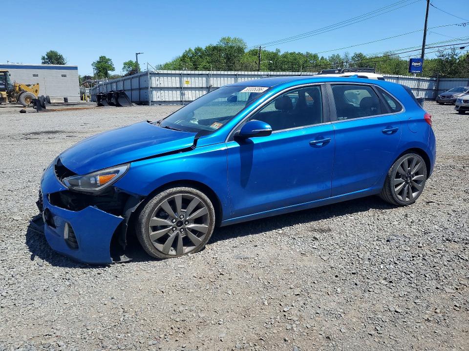 2018 Hyundai Elantra VIN KMHH55LC9JU042230 COPART salvage auction — FRONT END, Nj - Cert Of Title-Salvage, sold $1,900 on 2026-07-10 (photo 1)