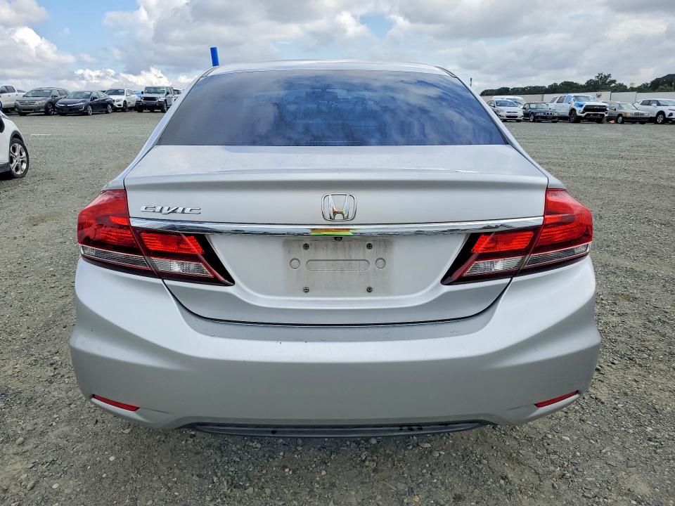 2013 Honda Civic VIN 19XFB2F83DE256403 COPART salvage auction — FRONT END, Ca - Salvage Certificate, sold $1,550 on 2026-07-09 (photo 6)