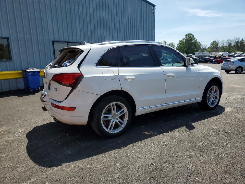 2013 Audi Q5 VIN WA1LFAFP5DA019403 COPART salvage auction — REAR END, Or - Salvage Title Certificate, sold $1,750 on 2026-07-06 (photo 3)