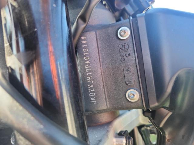 2023 Kawasaki VIN JKBZXJH17PA019144 COPART salvage auction — FRONT END, Fl - Certificate Of Destruction, sold $2,000 on 2026-07-09 (photo 8)
