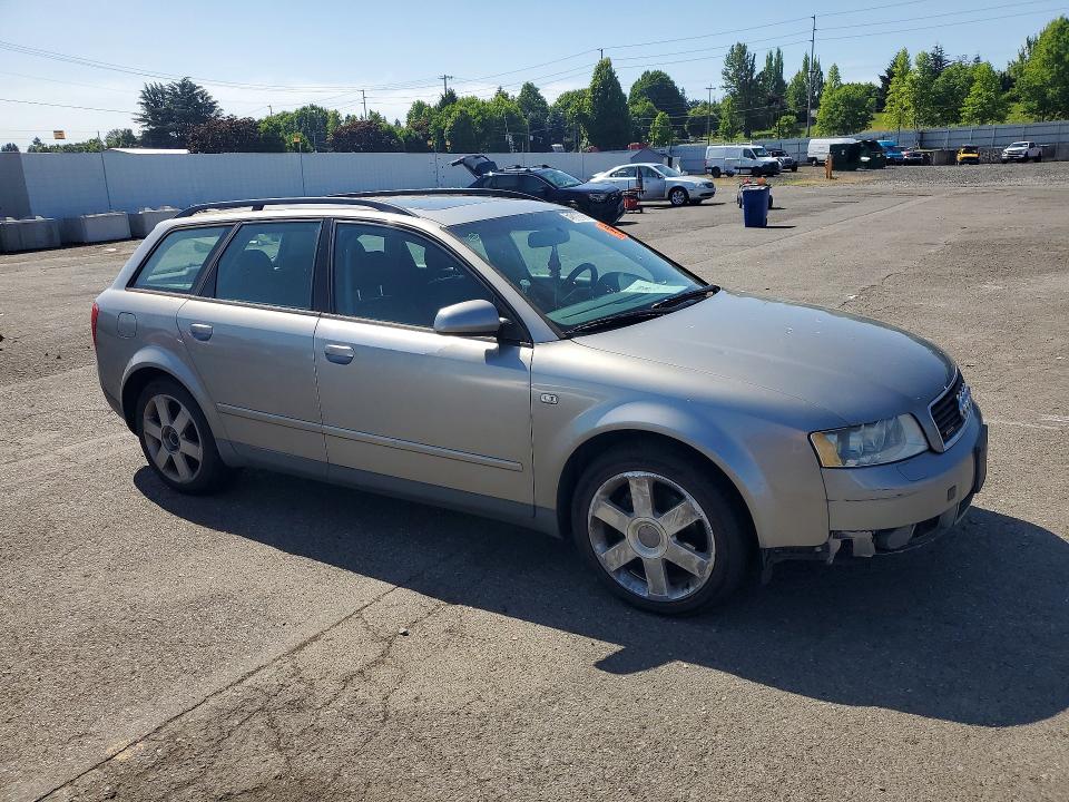 2003 Audi A4 VIN WAUVC68E63A379114 COPART salvage auction — FRONT END, Or - Salvage Title Certificate, sold $225 on 2026-07-06 (photo 4)