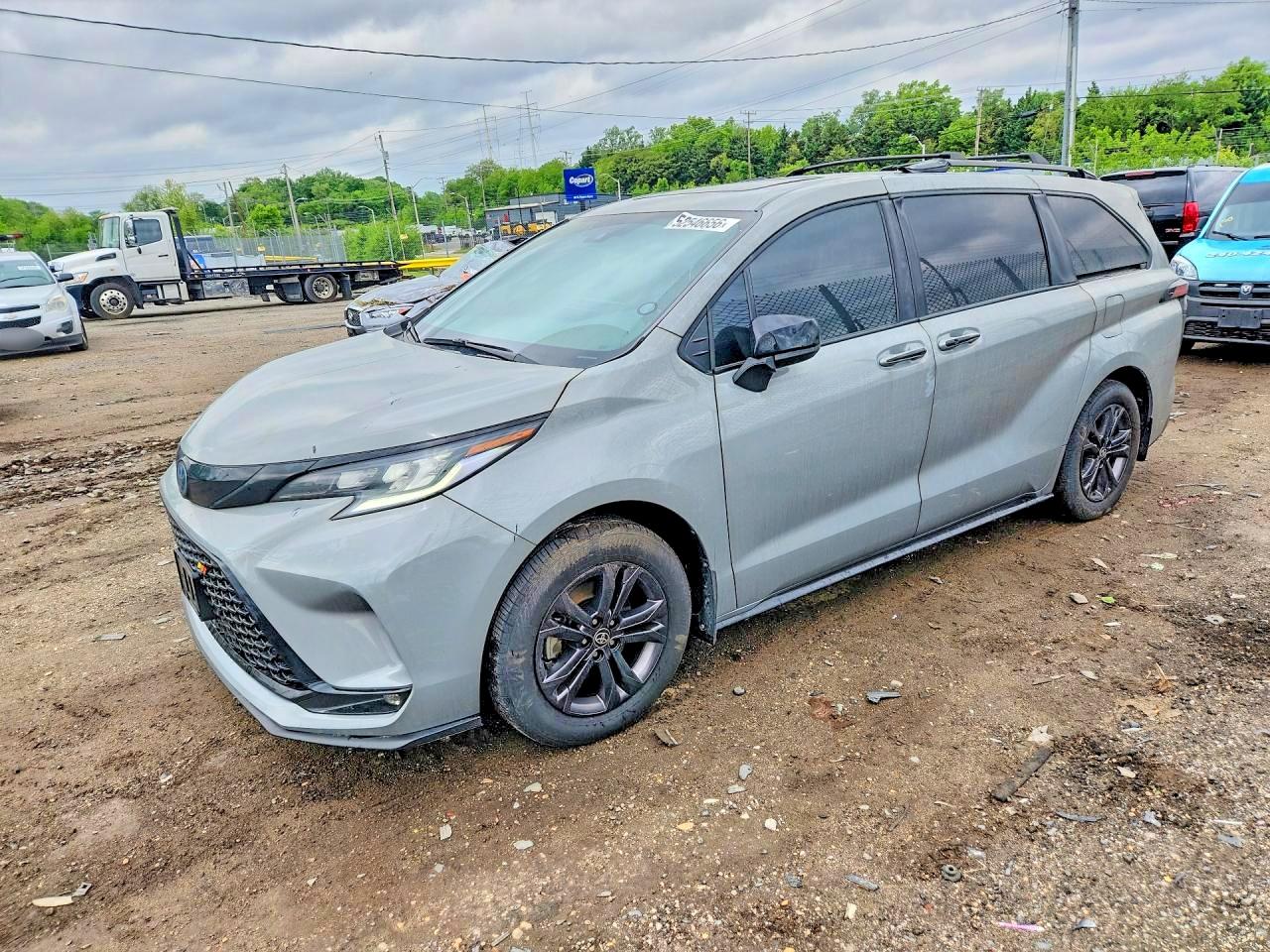 2025 Toyota Sienna VIN 5TDDSKFC0SS171081 COPART salvage auction — Burn, MD - CERT OF SALVAGE > 75% DAMAGE, sold $32,250 on 2026-06-30 (photo 1)