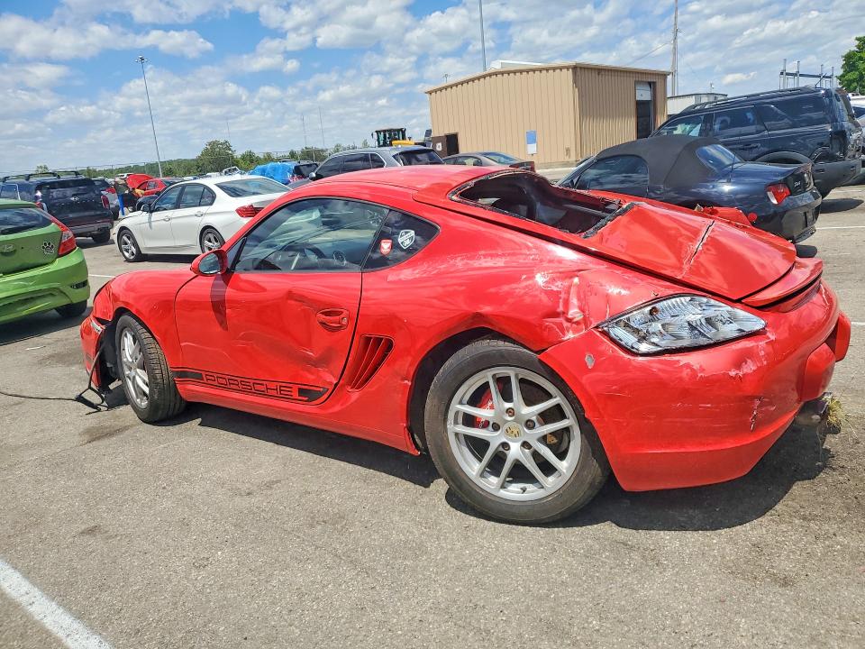 2007 Porsche Cayman VIN WP0AA29827U760424 COPART salvage auction — REAR END, Oh - Cert Of Title-Salvage, sold $1,700 on 2026-07-08 (photo 2)