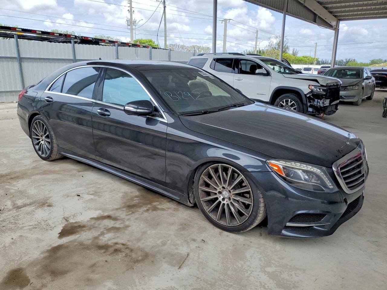 2015 Mercedes-Benz S-Class VIN WDDUG8CB4FA190760 COPART salvage auction — Minor Dent/Scratches, FL - CERTIFICATE OF TITLE (P), sold $7,900 on 2026-07-01 (photo 4)