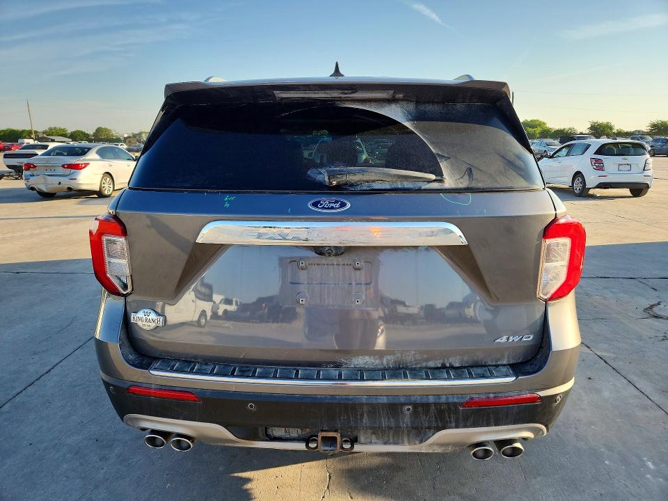 2022 Ford Explorer VIN 1FM5K8LC0NGA88692 COPART salvage auction — HAIL, TX - CERTIFICATE OF TITLE, sold $18,000 on 2026-07-09 (photo 6)