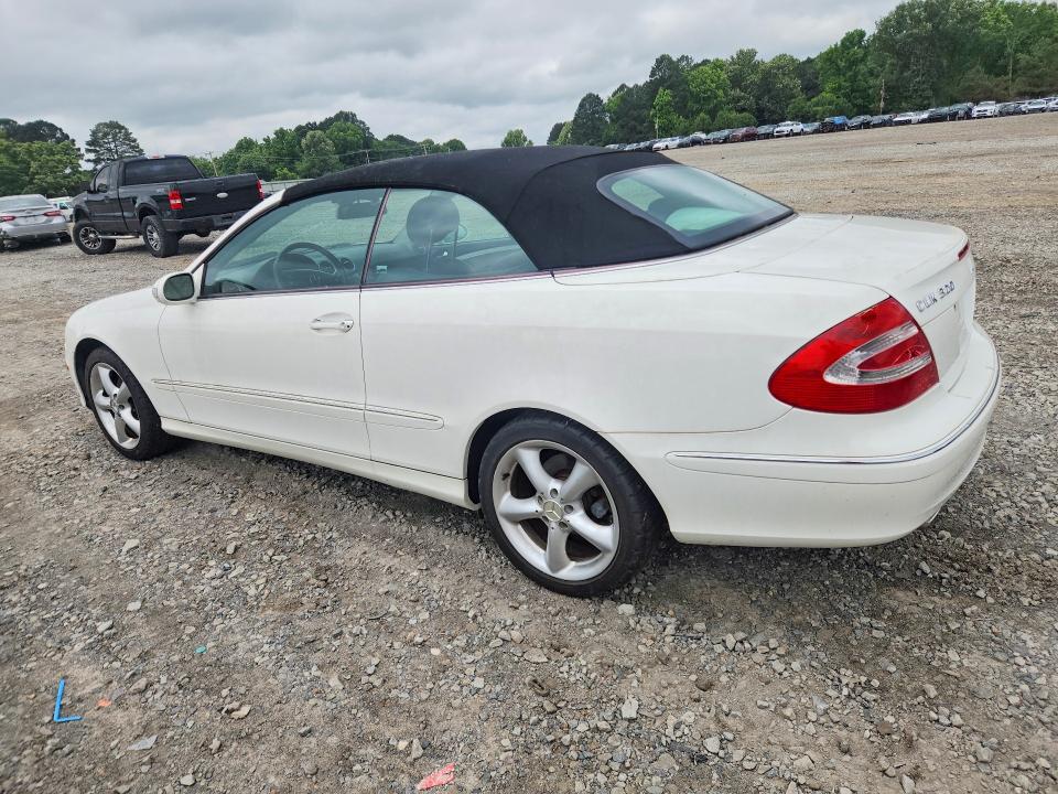 2005 Mercedes-benz Clk-klasse VIN WDBTK65G15T035022 COPART salvage auction — HAIL, AR - CERT OF TITLE-SALVAGE, sold $1,350 on 2026-07-08 (photo 2)