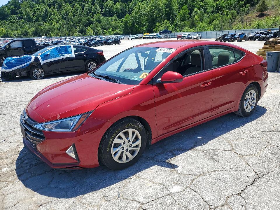 2019 Hyundai Elantra VIN KMHD74LF1KU777864 COPART salvage auction — SIDE, Wv - Salvage Certificate, sold $1,500 on 2026-07-16 (photo 1)