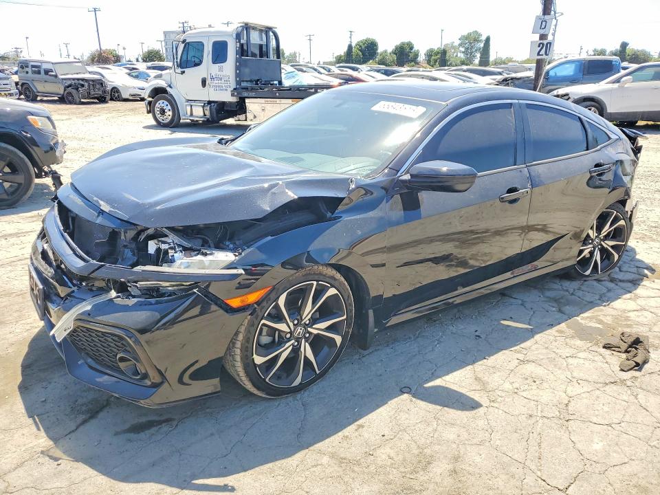 2019 Honda Civic VIN 2HGFC1E52KH701912 COPART salvage auction — FRONT END, Ca - Salvage Certificate, sold $4,850 on 2026-07-02 (photo 1)