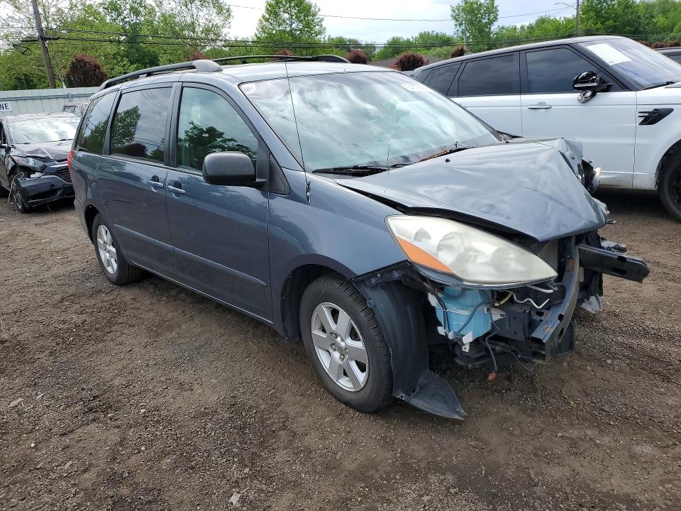 2007 Toyota Sienna VIN 5TDZK23C97S087259 COPART salvage auction — FRONT END, CT - CERT OF TITLE-SALVAGE, sold $700 on 2026-07-17 (photo 4)