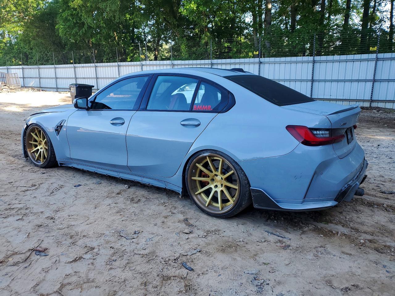 2023 BMW M3 VIN WBS43AY06PFN97481 COPART salvage auction — Front End, GA - CERT OF TITLE-SALVAGE, sold $53,000 on 2026-07-02 (photo 2)