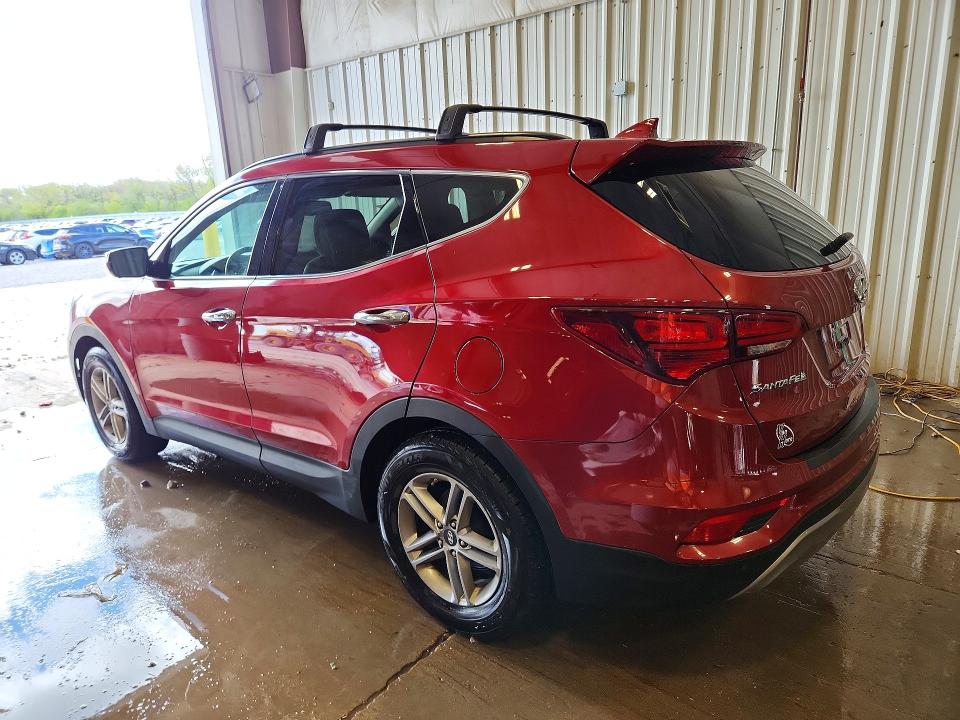 2017 Hyundai Santa fe VIN 5XYZUDLB3HG423905 COPART salvage auction — HAIL, Salvage Title, sold $250 on 2026-07-27 (photo 2)