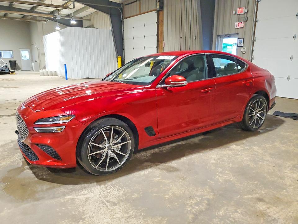 2023 Genesis G70 VIN KMTG34TA4PU132118 COPART salvage auction — FRONT END, Tn - Non-Repairable Certificate, sold $8,900 on 2026-07-21 (photo 1)