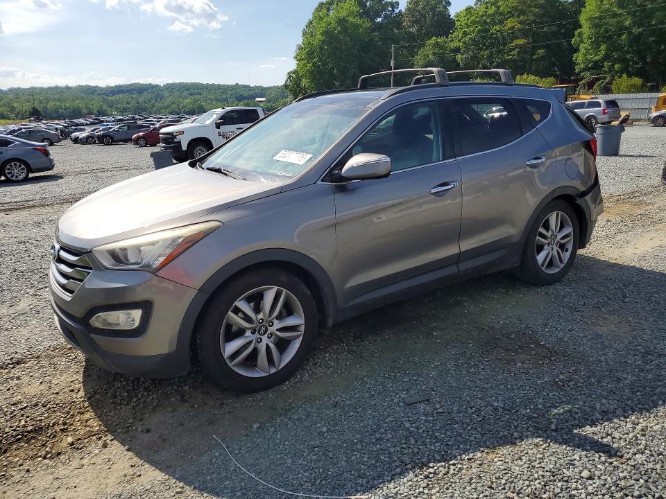 2015 Hyundai Santa fe VIN 5XYZW4LA5FG302288 COPART salvage auction — REAR END, Nc - Salvage Certificate Of Title, sold $2,250 on 2026-07-09 (photo 1)