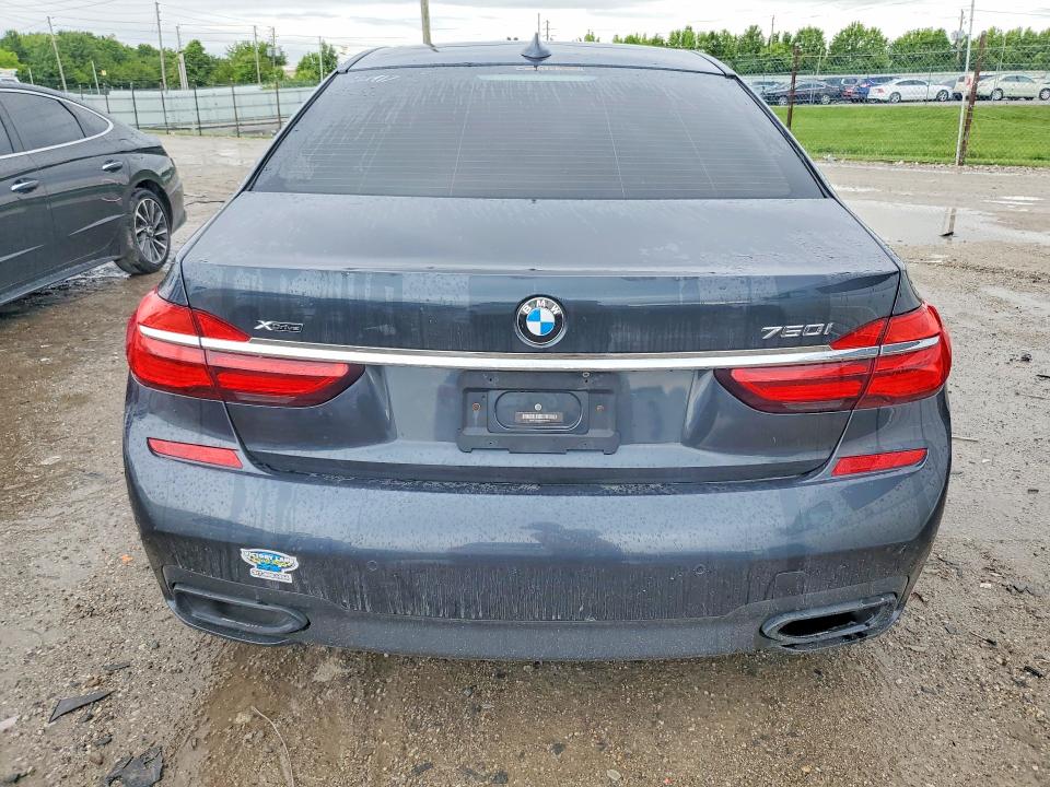 2017 BMW 7er VIN WBA7F2C58HG421917 COPART salvage auction — MINOR DENT/SCRATCHES, Wv - Certificate Of Title, sold $10,500 on 2026-07-27 (photo 6)