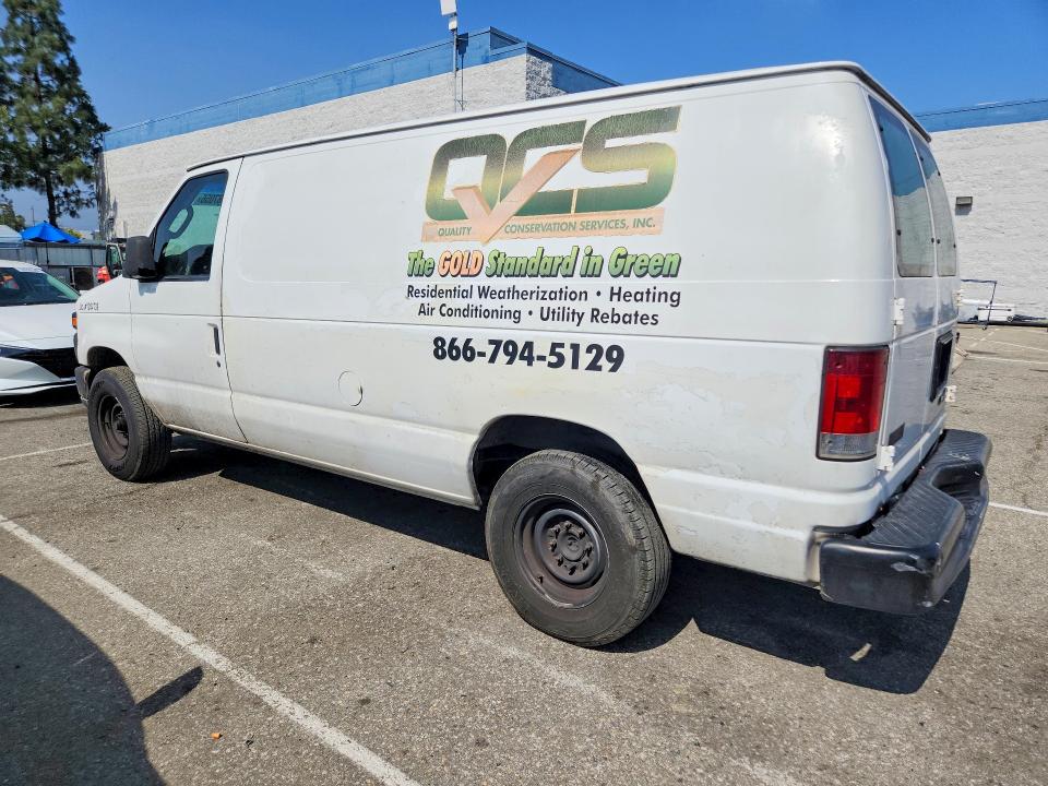 2010 Ford E 250 VIN 1FTNE2EL1ADA69182 COPART salvage auction — NORMAL WEAR, Ca - Cert Of Title-Salvaged, sold $175 on 2026-07-08 (photo 2)