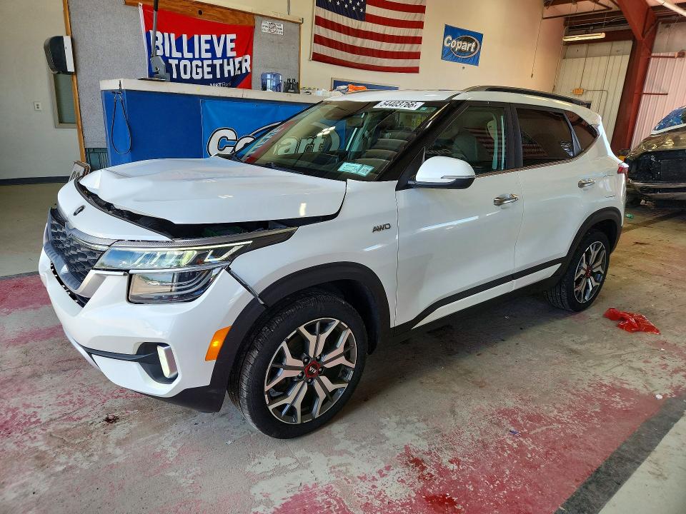 2021 Kia VIN KNDETCA20M7042101 COPART salvage auction — FRONT END, Ny - Mv-907A Salvage Certificate, sold $3,100 on 2026-07-27 (photo 1)