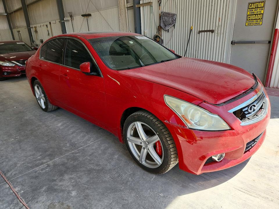 2011 Infiniti G37 VIN JN1CV6AR3BM405508 COPART salvage auction — FRONT END, NE - CERT OF TITLE-SALVAGE, sold $550 on 2026-07-14 (photo 4)