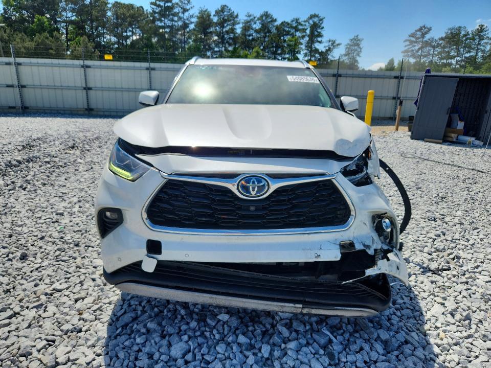2021 Toyota Highlander VIN 5TDFARAH6MS004699 COPART salvage auction — FRONT END, GA - CERT OF TITLE-SALVAGE, sold $17,300 on 2026-07-09 (photo 5)