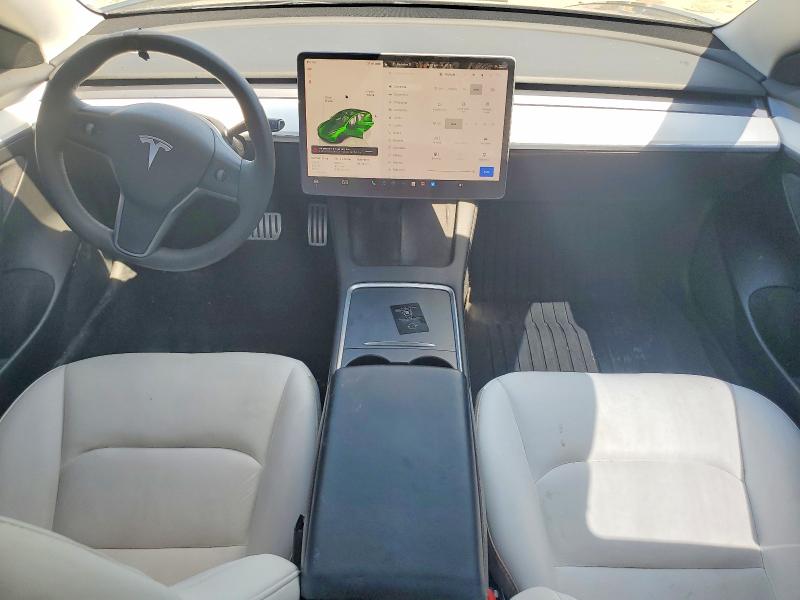 2022 Tesla Model 3 VIN 5YJ3E1EC6NF262413 COPART salvage auction — SIDE, Sc - Cert Of Title-Salvage, sold $12,600 on 2026-07-13 (photo 8)