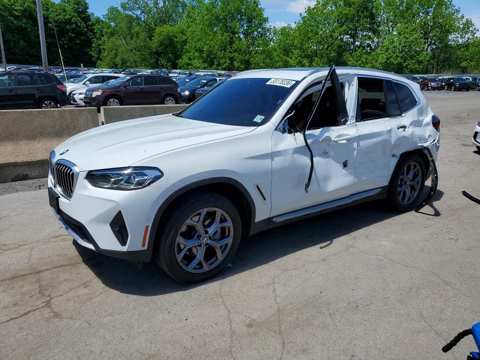 2023 BMW VIN 5UX53DP03P9R66339 COPART salvage auction — SIDE, Ny - Mv-907A Salvage Certificate, sold $15,600 on 2026-07-14 (photo 1)