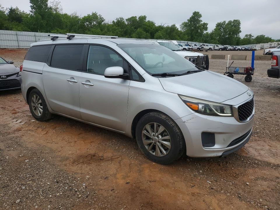 2016 Kia SEDONA VIN KNDMB5C16G6163238 COPART salvage auction — FRONT END, Ok - Certificate Of Title, sold $850 on 2026-07-11 (photo 4)