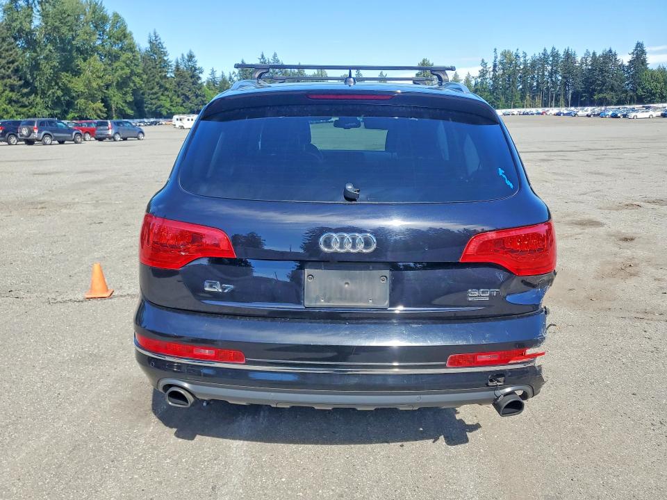 2014 Audi Q7 VIN WA1LGBFE4ED013111 COPART salvage auction — REAR END, WA - BILL OF SALE, sold $2,150 on 2026-07-06 (photo 6)