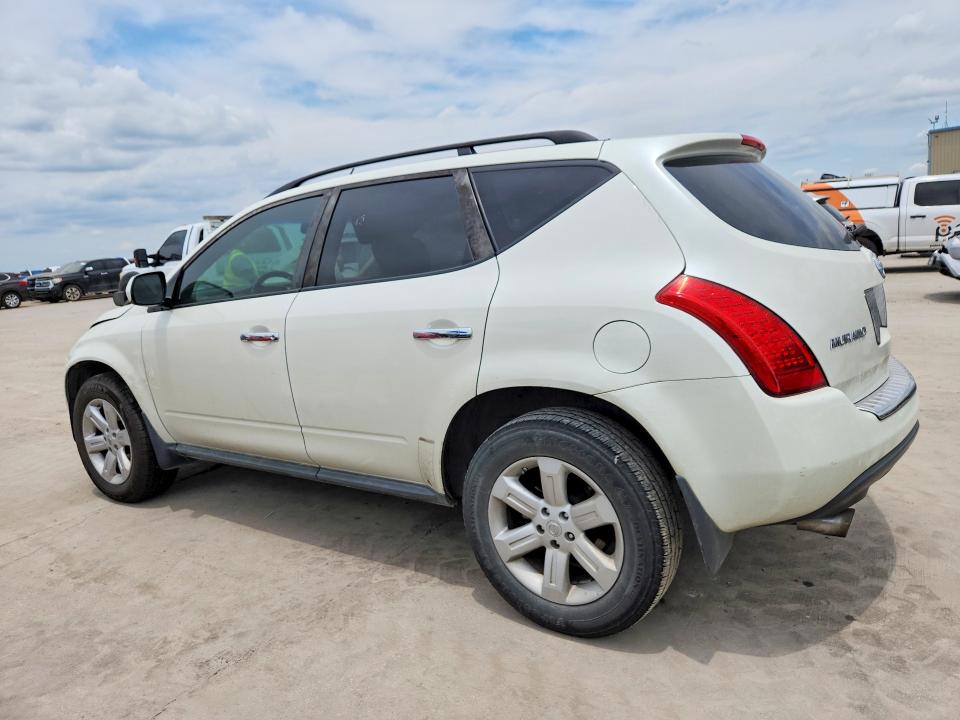 2007 Nissan Murano VIN JN8AZ08T47W505222 COPART salvage auction — MINOR DENT/SCRATCHES, Tx - Certificate Of Title, sold $500 on 2026-07-02 (photo 2)