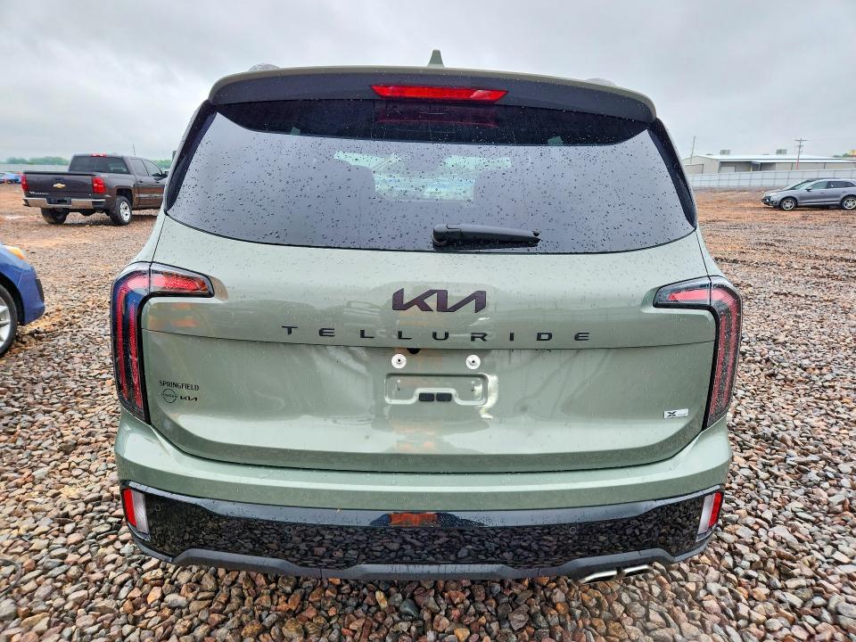 2025 Kia Telluride VIN 5XYP5DGC8SG670688 COPART salvage auction — HAIL, Mo - Salvage Certificate Of Title, sold $22,700 on 2026-07-27 (photo 6)
