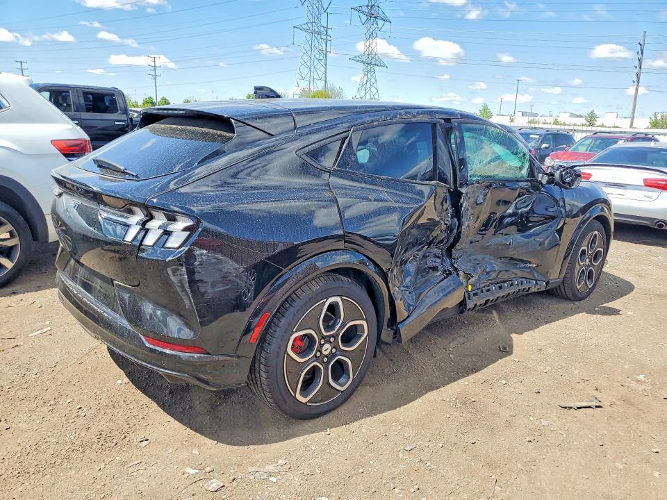 2022 Ford Mustang VIN 3FMTK4SE3NMA25238 COPART salvage auction — SIDE, Il - Salvage Certificate, sold $9,200 on 2026-07-02 (photo 3)