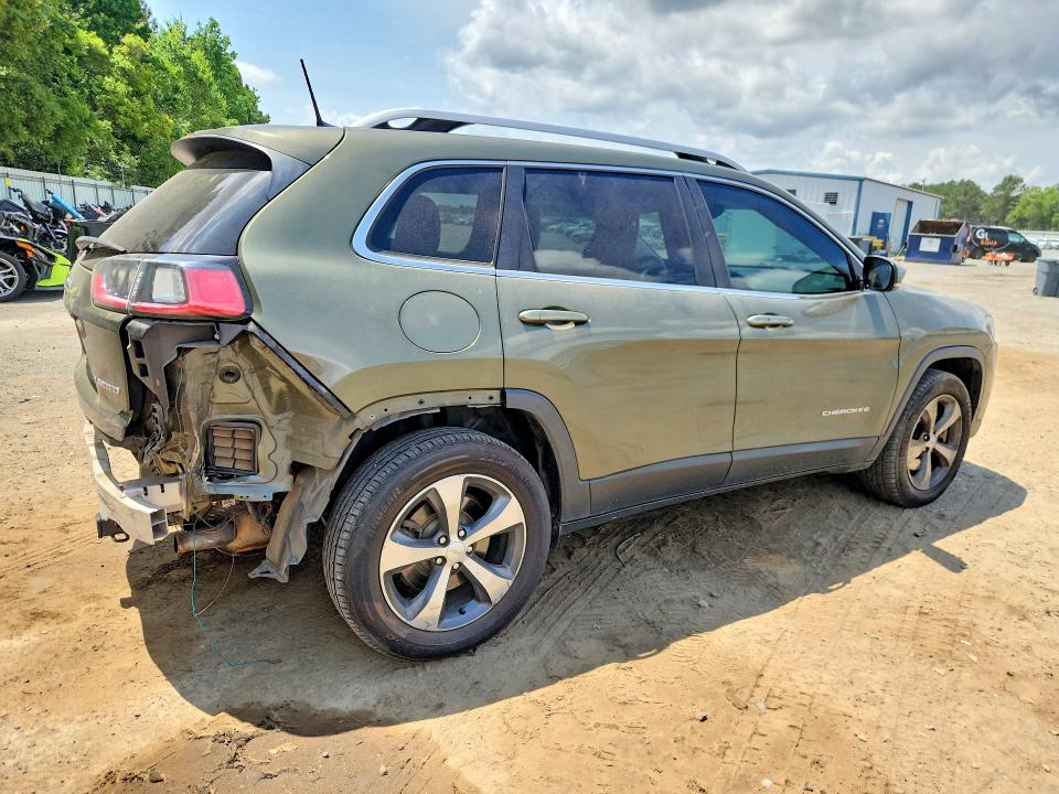 2019 Jeep Cherokee VIN 1C4PJMDN7KD179304 COPART salvage auction — REAR END, La - Cert Of Title-Salvage, sold $4,050 on 2026-07-09 (photo 3)