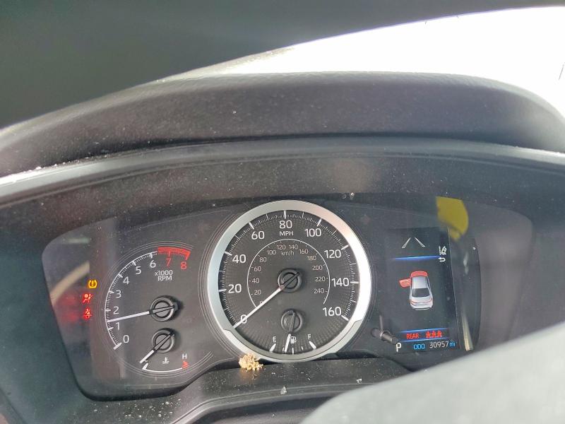 2022 Toyota Corolla VIN 5YFEPMAE2NP370012 COPART salvage auction — ROLLOVER, Ga - Cert Of Title-Salvage, sold $3,100 on 2026-07-09 (photo 9)