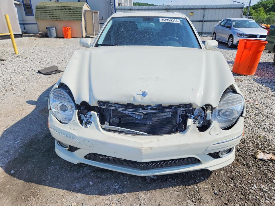 2009 Mercedes-benz E-klasse VIN WDBUF56X59B380437 COPART salvage auction — FRONT END, Ar - Cert Of Title-Salvage, sold $1,000 on 2026-07-06 (photo 5)