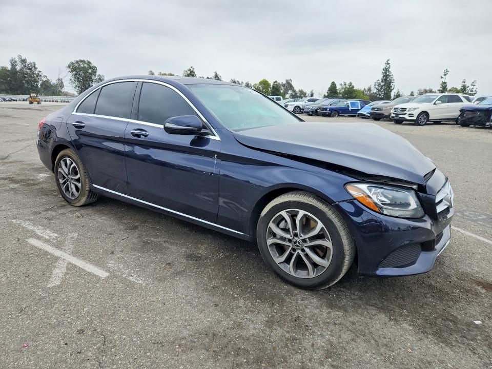 2017 Mercedes-benz C-klasse VIN 55SWF4KB8HU220657 COPART salvage auction — FRONT END, Ca - Salvage Certificate, sold $2,950 on 2026-07-02 (photo 4)