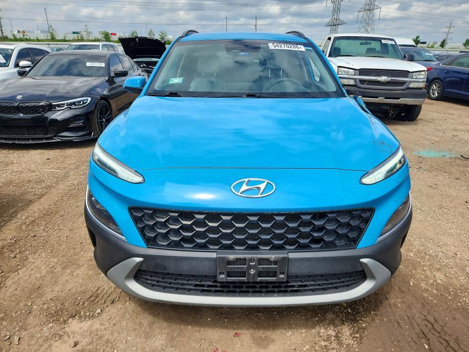 2023 Hyundai Kona VIN KM8K6CAB1PU982564 COPART salvage auction — SIDE, IL - SALVAGE CERTIFICATE, sold $250 on 2026-07-28 (photo 5)