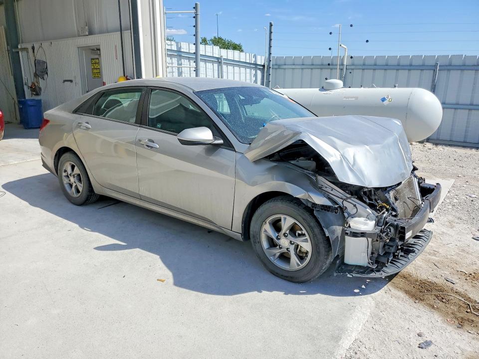 2021 Hyundai Elantra VIN 5NPLL4AG4MH045975 COPART salvage auction — FRONT END, TN - SALVAGE CERTIFICATE, sold $1,350 on 2026-07-28 (photo 4)
