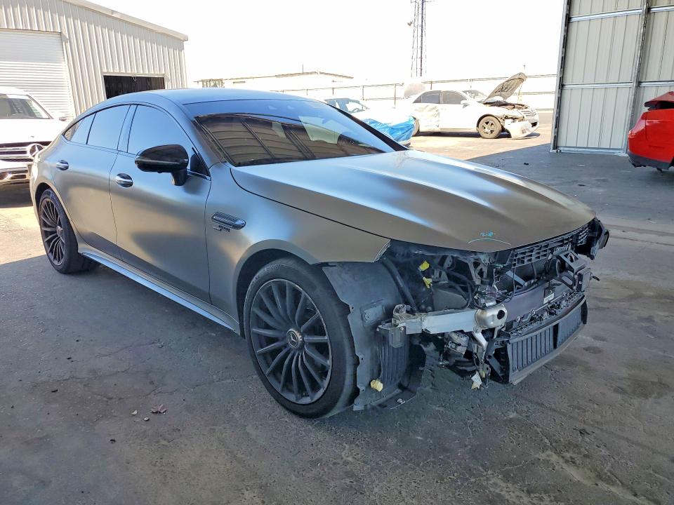 2021 Mercedes-benz AMG GT VIN W1K7X6BB2MA040064 COPART salvage auction — FRONT END, Ca - Salvage Certificate, sold $11,400 on 2026-07-27 (photo 4)