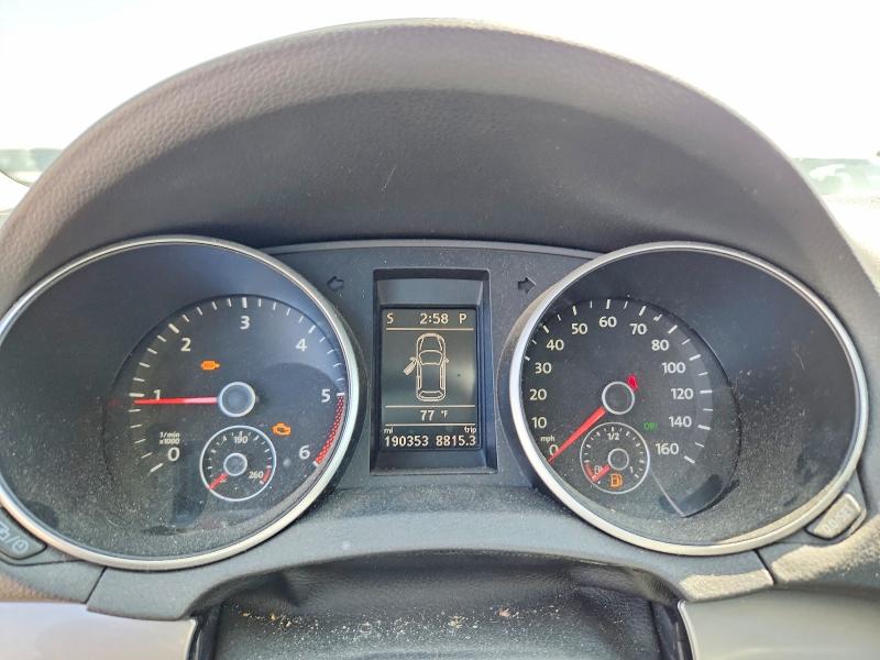 2013 Volkswagen Golf VIN WVWDM7AJ7DW125506 COPART salvage auction — FRONT END, Ca - Salvage Certificate, sold $650 on 2026-07-02 (photo 9)