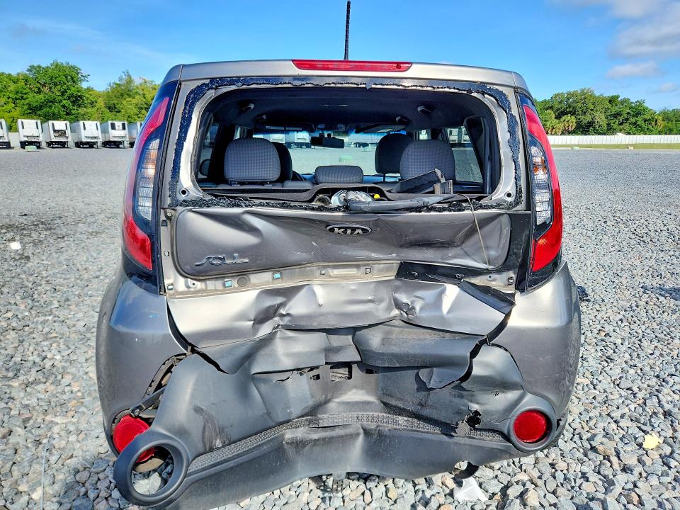 2015 Kia Soul VIN KNDJN2A29F7169144 COPART salvage auction — REAR END, GA - CERT OF TITLE-SALVAGE, sold $900 on 2026-07-08 (photo 6)