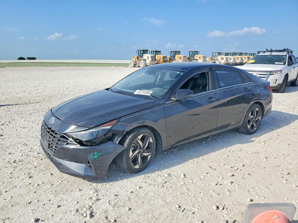 2022 Hyundai Elantra VIN 5NPLP4AG9NH068061 COPART salvage auction — FRONT END, Tx - Salvage Vehicle Title, sold $70 on 2026-07-30 (photo 1)