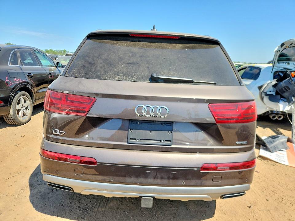 2018 Audi Q7 VIN WA1LHAF76JD028132 COPART salvage auction — FRONT END, Il - Salvage Certificate, sold $14,600 on 2026-07-07 (photo 6)