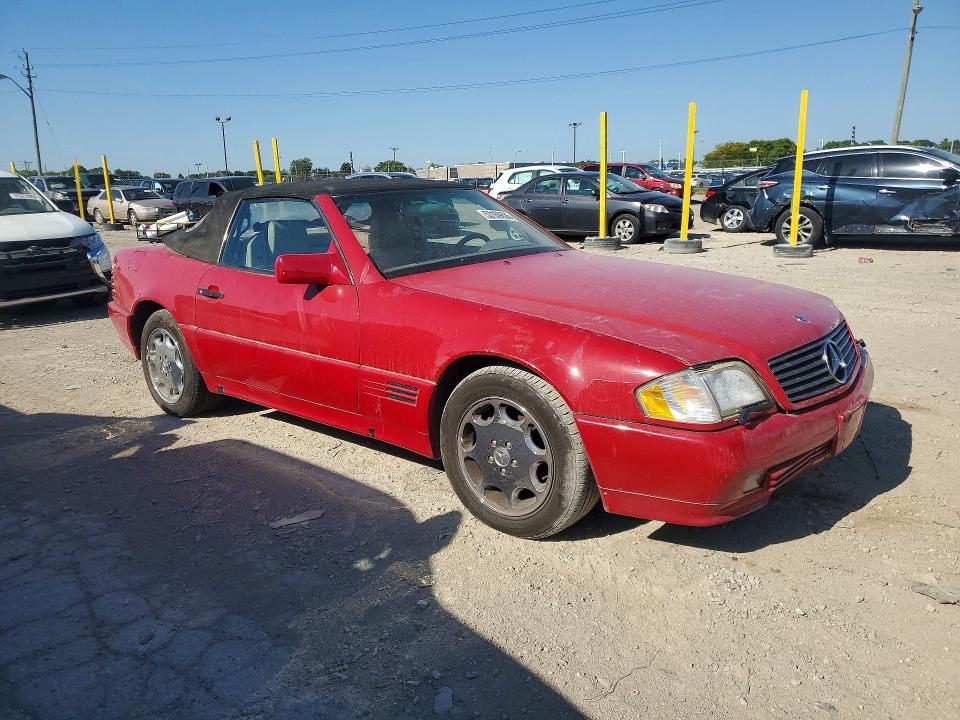 1995 Mercedes-benz Sl-class VIN WDBFA63E8SF114456 COPART salvage auction — HAIL, In - Cert Of Title-Salvage Title, sold $2,850 on 2026-07-07 (photo 4)