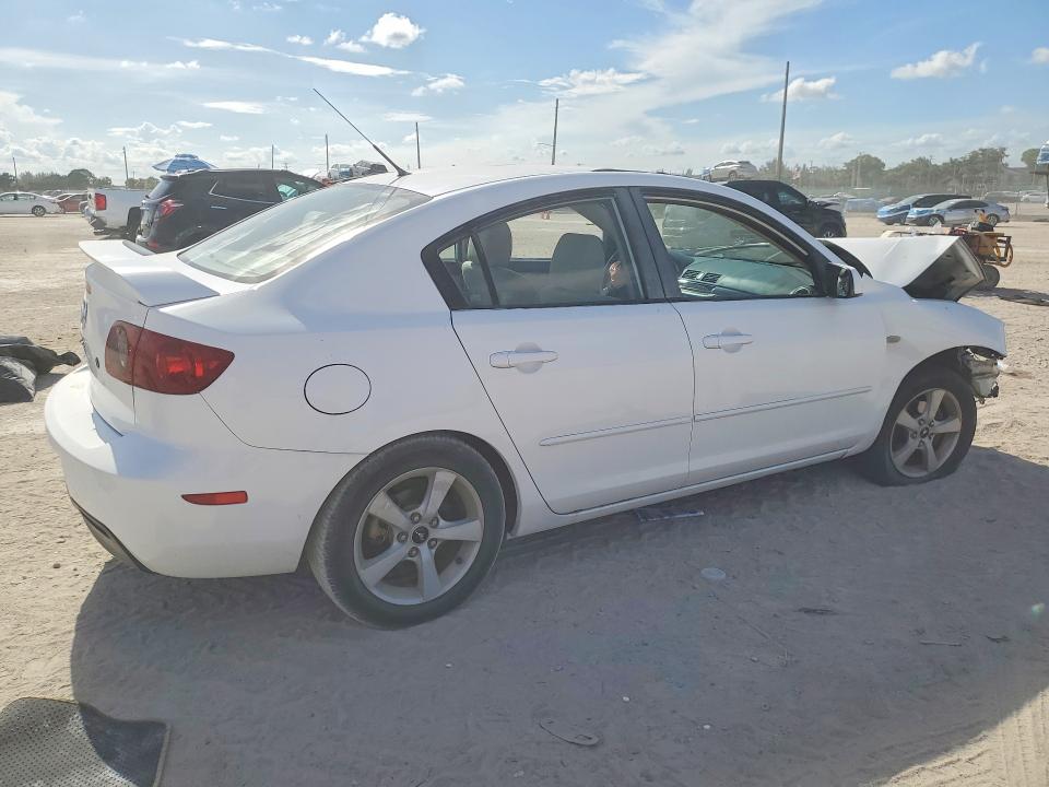 2006 Mazda 3 VIN JM1BK12F861443106 COPART salvage auction — FRONT END, FL - CERT OF TITLE SLVG REBUILDABLE, sold $250 on 2026-07-02 (photo 3)