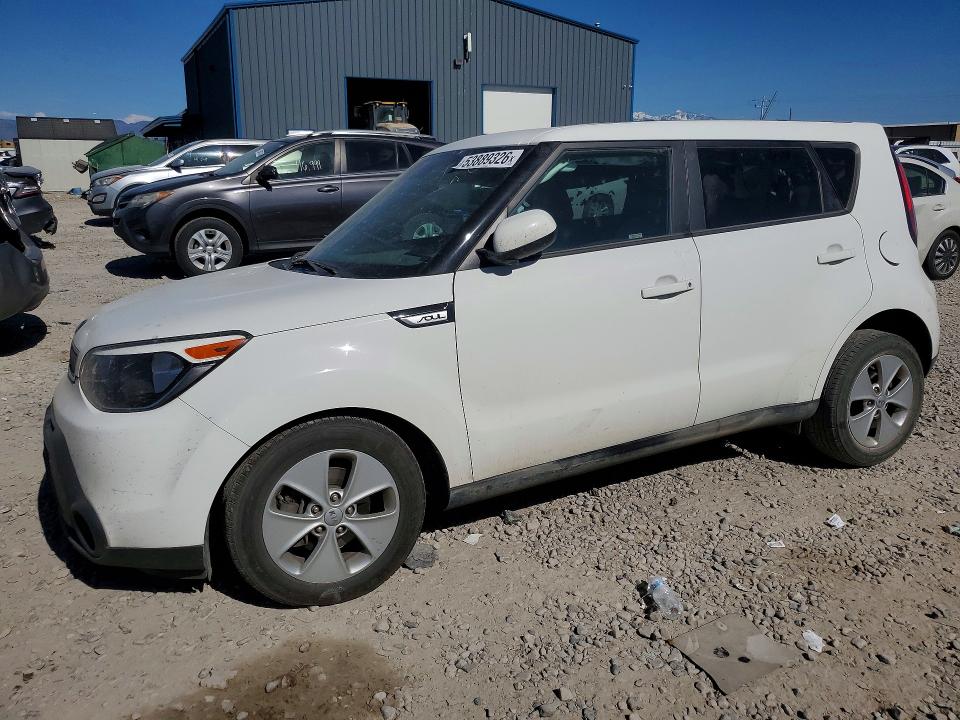 2016 Kia Soul VIN KNDJN2A25G7389091 COPART salvage auction — SIDE, Ut - Salvage Certificate, sold $875 on 2026-07-02 (photo 1)