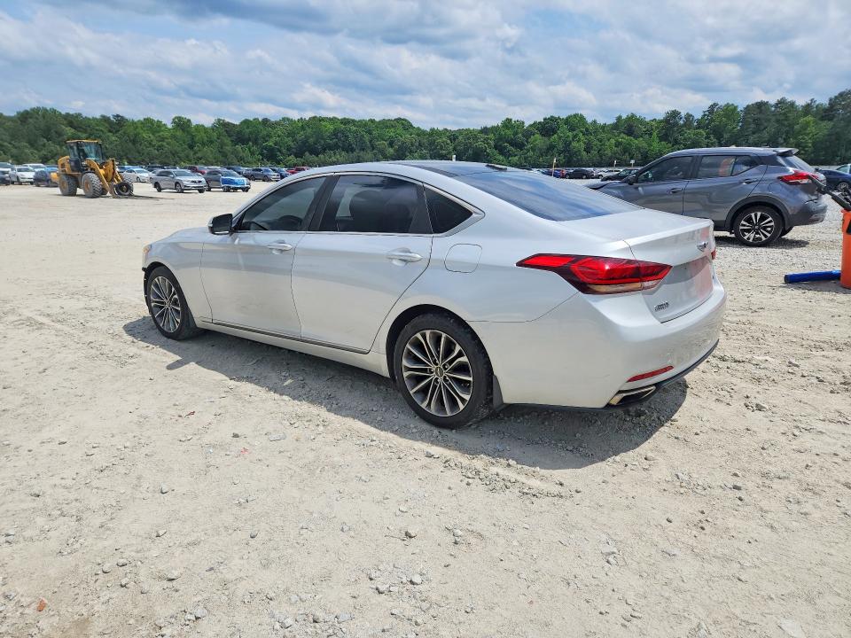 2015 Hyundai VIN KMHGN4JE6FU101591 COPART salvage auction — FRONT END, GA - CERT OF TITLE-SALVAGE, sold $900 on 2026-07-23 (photo 2)