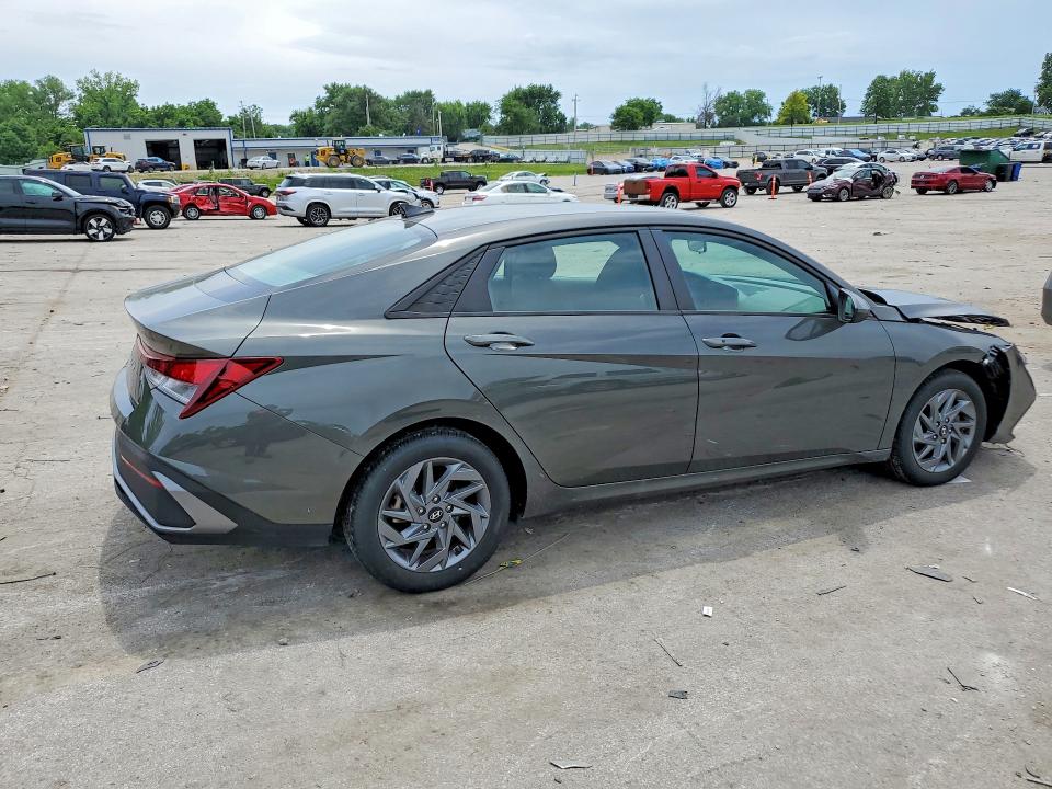2024 Hyundai Elantra VIN KMHLM4DG7RU728688 COPART salvage auction — FRONT END, Mo - Salvage Certificate Of Title, sold $4,700 on 2026-07-31 (photo 3)