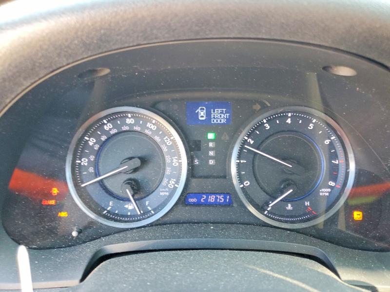 2011 Lexus Is 250 VIN JTHCF5C25B2035144 COPART salvage auction — FRONT END, Tn - Salvage Certificate, sold $625 on 2026-07-28 (photo 9)