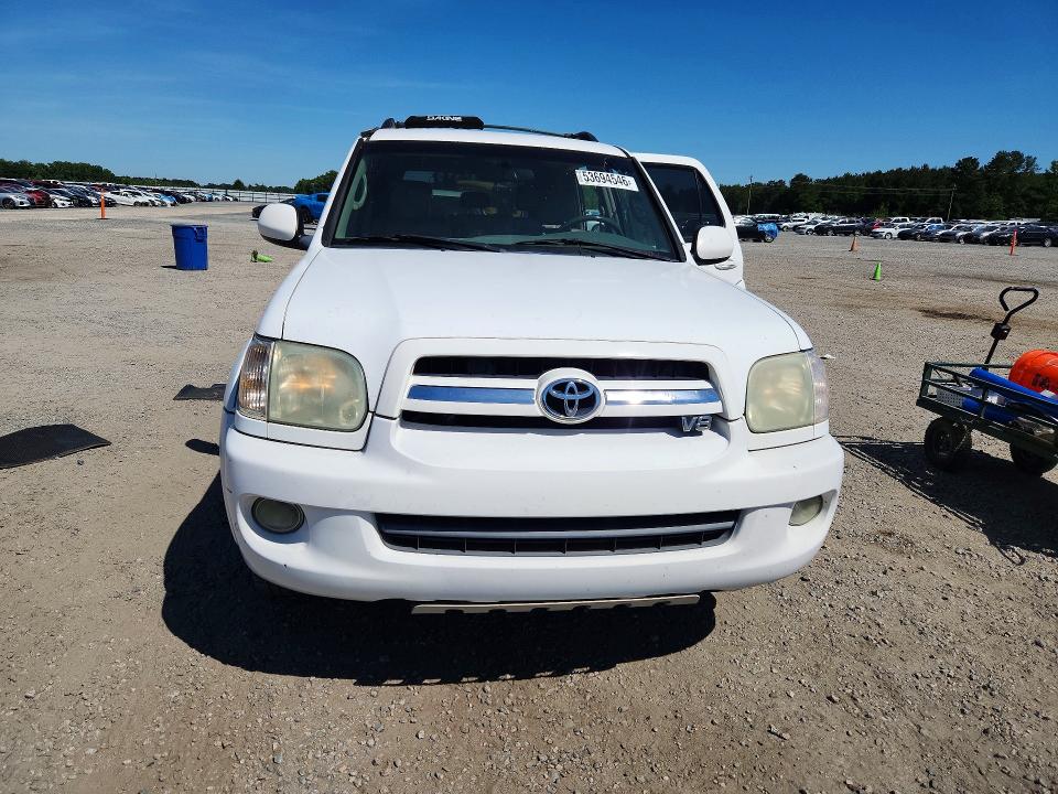 2005 Toyota Sequoia VIN 5TDZT34A05S242195 COPART salvage auction — REAR END, NC - SALVAGE CERTIFICATE OF TITLE, sold $1,250 on 2026-07-06 (photo 5)
