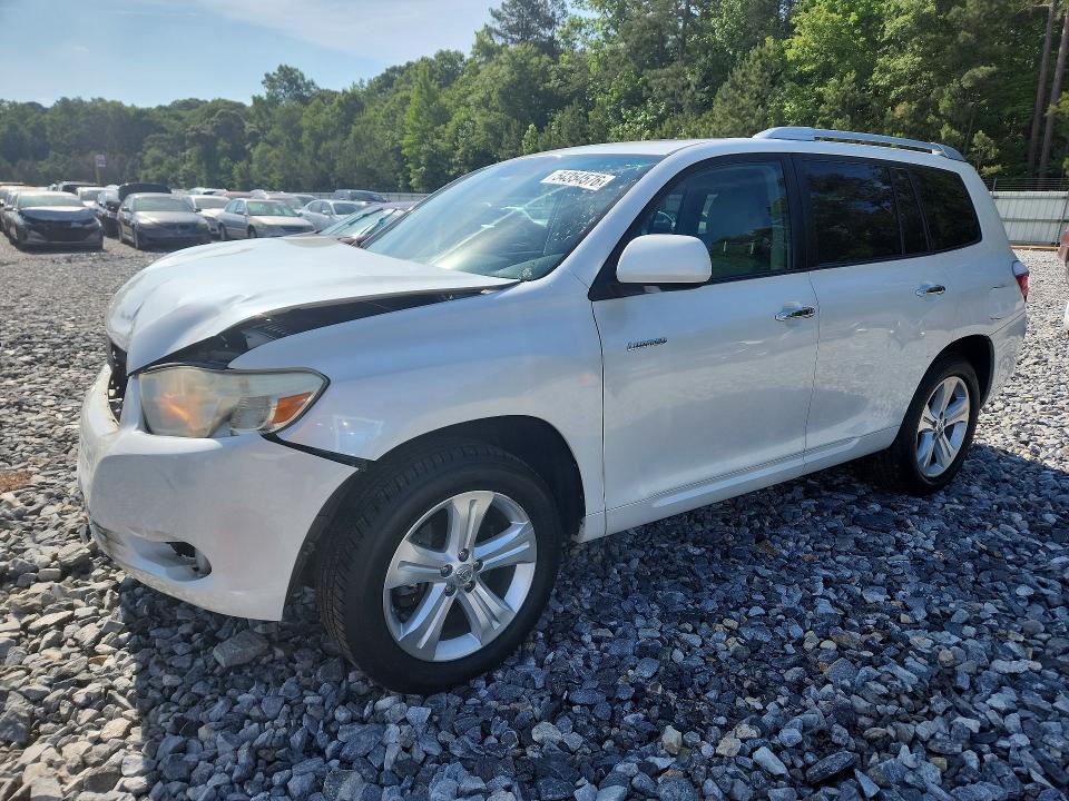 2010 Toyota Highlander VIN JTEYK3EH2A2096552 COPART salvage auction — FRONT END, Ga - Cert Of Title-Salvage, sold $3,900 on 2026-07-27 (photo 1)