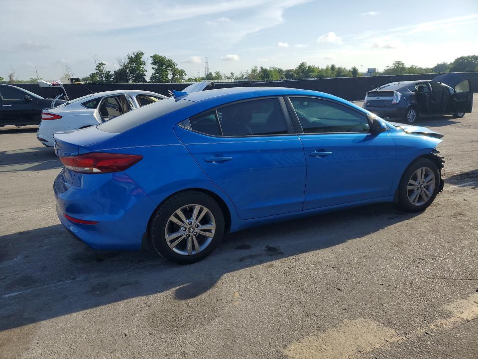 2017 Hyundai Elantra VIN KMHD84LF8HU369450 COPART salvage auction — FRONT END, Fl - Cert Of Title Slvg Rebuildable, sold $2,650 on 2026-07-14 (photo 3)